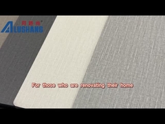 Panel Komposit Aluminium Kopi Merah Untuk Dekorasi Bangunan Dalam Dan Luar