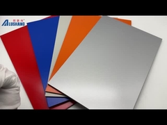 1220 X 2440MM Rose Madder Acm Bahan Komposit Waterproof 6mm Acp Sheet