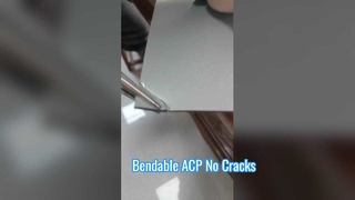 Tahan Lama & Tidak Dapat Dipecahkan: Demonstrasi Pembengkokan Lembar ACP Fleksibilitas Tinggi
