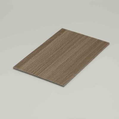 3mm, 4mm Tanda Membuat Panel Komposit Aluminium Kayu PVDF Lapisan Acp Aluminium