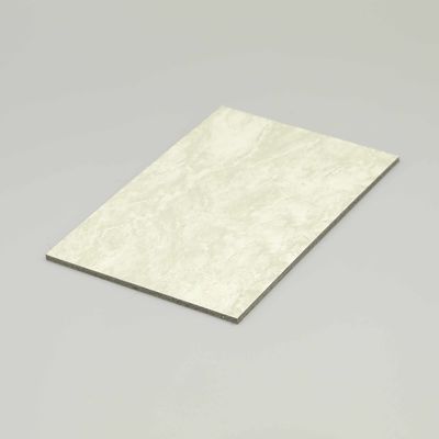 Pattern Abu Langit-langit Panel Komposit Aluminium Marmer Panel Komposit Aluminium