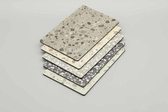 Terrazzo Iklan Panel Komposit Aluminium Marmer Panel Komposit Aluminium Lembar