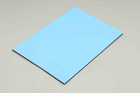 Sky Blue Indoor Acp Sheet Bangunan Dekorasi 4MM Luar dinding Cladding 48in X 96in