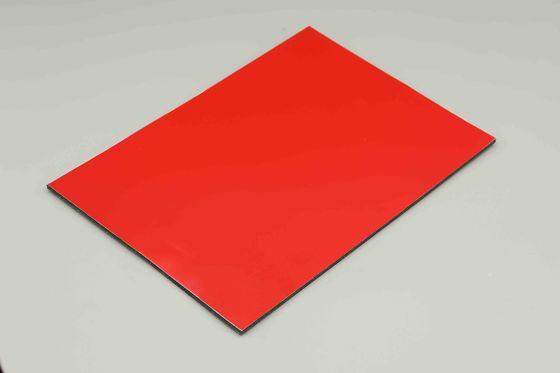 4MM 1,22 X 2,44m PE Aluminium Komposit Panel Balkon Acp Tembok Partisi