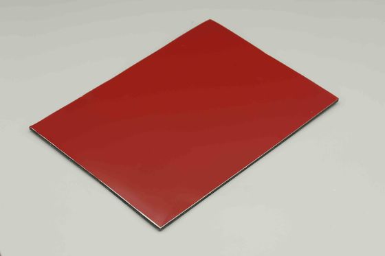 3MM 1.22*2.44m Red Coffee Aluminium Composite Panel untuk dekorasi bangunan dalam dan luar ruangan Harga rendah Promosi tinggi