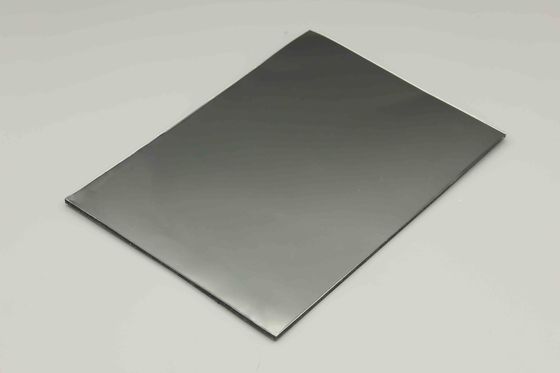 Aluminium ACP dengan Finishing Cermin Abu-abu, bahan aluminium dengan lapisan PVDF, papan komposit aluminium ukuran 48 X 96 inci