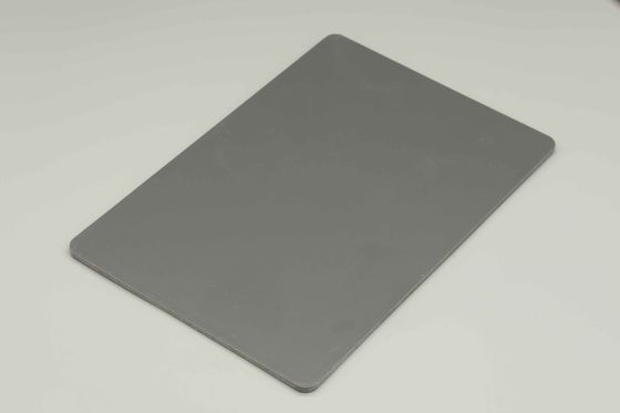 2440mm Warna abu-abu gelap Eksterior Acp Sheet Panel Custom Ketebalan Acp Cladding Untuk Rumah