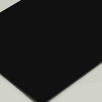 Polyethylene Hitam Panel Komposit Aluminium Brushed B1 Dan A2 Tahan Api Lembaran Acp 3mm