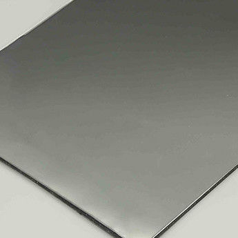 Panel Komposit Aluminium Hitam Cermin 4mm 1220×2440mm PVDF Coated B1 Tahan Api Lembaran ACP
