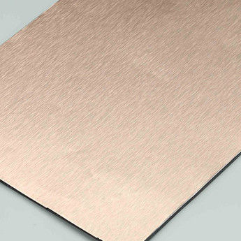 Panel Komposit Aluminium HDPE Brushed 4MM 1.22 X 2.44m Panel Komposit Aluminium Pe