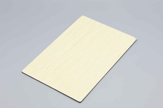 Panel Komposit Aluminium PVDF Ketebalan 3mm Premium Lapisan Fluorokarbon PVDF Kilap Rendah Matte Finish ≤30GU Di Hotel Kantor Perumahan Mewah