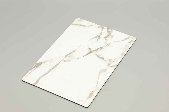 Desain tahan goresan Panel Komposit Aluminium Putih Produsen 4MM 1.22*2.44m