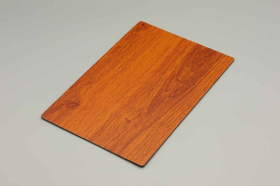 1.50X2.44M Extra Size A2 Anti Scratch PVDF Natural Wood Grain Aluminium Plastic Panel Panel Komposit Untuk Dekorasi Dinding Platform Papan Tanda