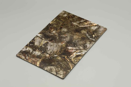 Anti Scratch Terrazzo Advertising Marble acp Aluminum Composite Panel  Sheet