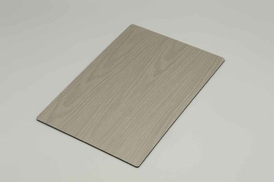 1000mm hingga 1750mm Panel Komposit Aluminium Kayu 4MM Acp Panel Board