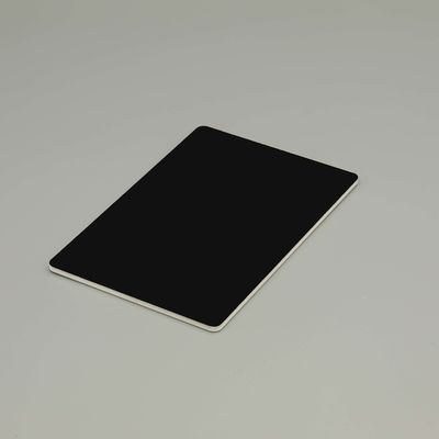 Panel komposit aluminium tahan api B1 hitam 3mm - 7mm tahan api Acp
