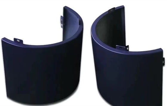 Tutup penutup untuk peralatan eksternal Anti-multiple Erosi desain bunga Aluminium Fasad anodisasi Lapisan Anti-statis instalasi dinding eksterior