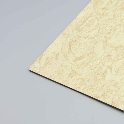 Panel Komposit Aluminium (ACP) Finishing Marmer Abu-abu dan Hitam untuk Pelapis Dinding Interior & Eksterior - Tahan Api & Tahan Cuaca