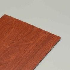 Panel komposit aluminium biji kayu tahan api tahan sinar UV dengan lapisan tekstur kayu tahan goresan