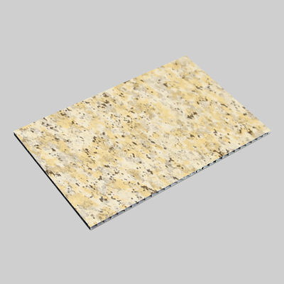 Panel Inti Honeycomb Aluminium Kuning 244cm Panel Granit Aluminium Honeycomb 4x8