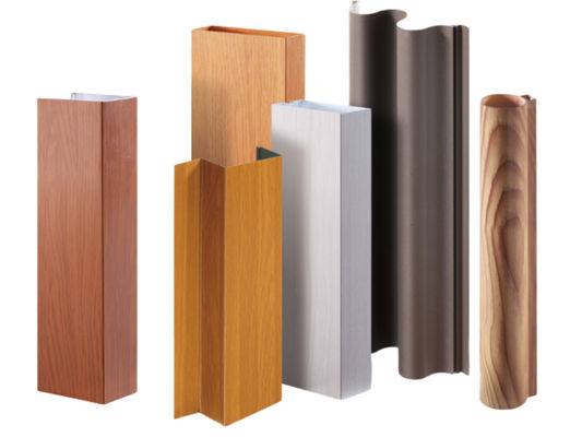 Dekorasi Interior Lantai Baffle Aluminium Bentuk U Lantai Strip Aluminium Modern