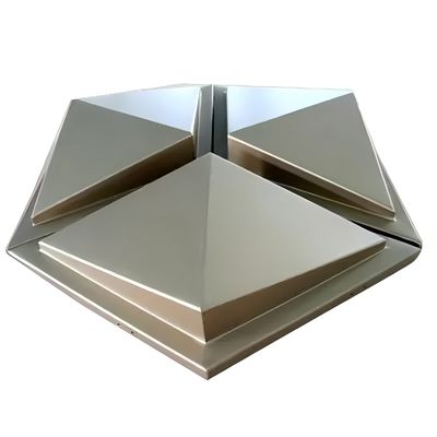 3003 8mm hingga 210mm Aluminium Veneer Cladding 3d Wall Panels Untuk Dekorasi Bangunan