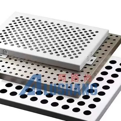 Aluminium Perforated Aluminium Ceiling fasle ceiling Desain lubang pola reguler Ventilasi