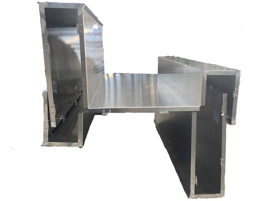 Anti-multiple Erosi Bentuk tidak konvensional Aluminium dinding fasad Fluorokarbon dilapisi Anti-statis dinding luar