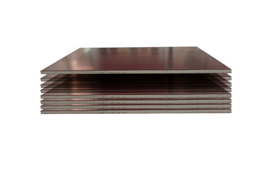 Panel Komposit Aluminium Matte Acp PE Merah AA Kualitas Bahan Ringan tahan lama Untuk Dekorasi Dinding Aluminium Double Skin 0.11mm