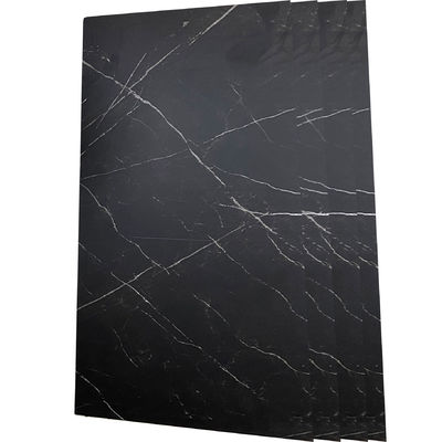Jenis Slash Marmer Gelap Dekorasi Acp Lembar Interior Fasad Acp 4mm Ketebalan Acp Cladding Bahan Bangunan Aluminium Ketebalan 0.43mm Curtainwall