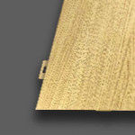 Pemasok Panel Aluminium Kopi Bentuk Khusus Dinding Fasad Aluminium Dengan Dilapisi Fluorokarbon