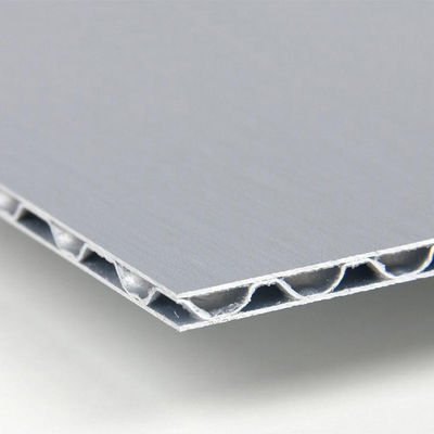 Modern Fire Safety Aluminium corrugated Sheets Untuk Bangunan Eksterior Mudah Bersih
