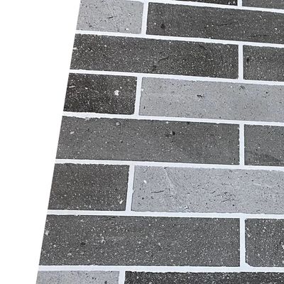 Anti-Goresan Batu Karat Finish Panel Komposit Aluminium Slash Finish Brick Coating Coating Dekorasi dinding eksterior