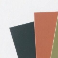 Panel Komposit Aluminium PVDF 4mm Bahan Alloy Aluminium tebal Dengan Perawatan Fluorocarbon High-Gloss 1220x2440mm Dekorasi dinding eksterior yang cerah