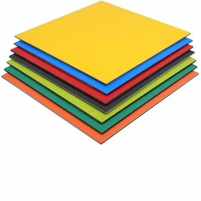 Panel ACP Dilapisi PVDF PE 2,44m Aman Ramah Lingkungan Bebas Bau untuk Pelapis Dinding Interior & Eksterior