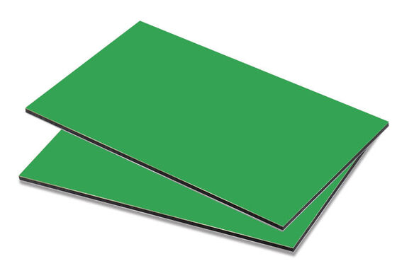 Panel Komposit Aluminium 4mm Anti-Goresan Nano PVDF ACP Untuk Lapisan Fasad Bangunan Luar Ruang
